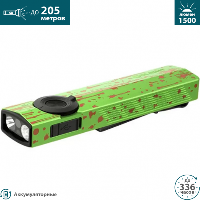 Фонарь OLIGHT ARKPRO Zombie Green CW 695037
